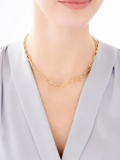 Złoty naszyjnik, paper clip