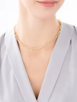 Złoty naszyjnik, paper clip