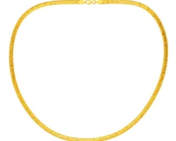 Złoty naszyjnik sztywny
