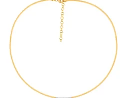 Złoty naszyjnik sztywny z cyrkoniami