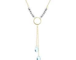 Złoty naszyjnik z cyrkoniami