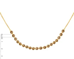 Złoty naszyjnik z cyrkoniami