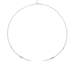 Złoty naszyjnik z kulkami