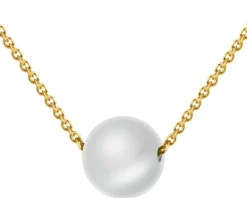Złoty naszyjnik z perłą