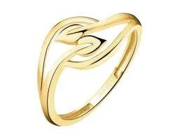 Złoty pierścionek - liście