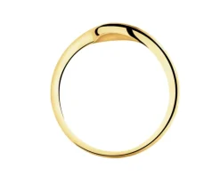 Złoty pierścionek - liście