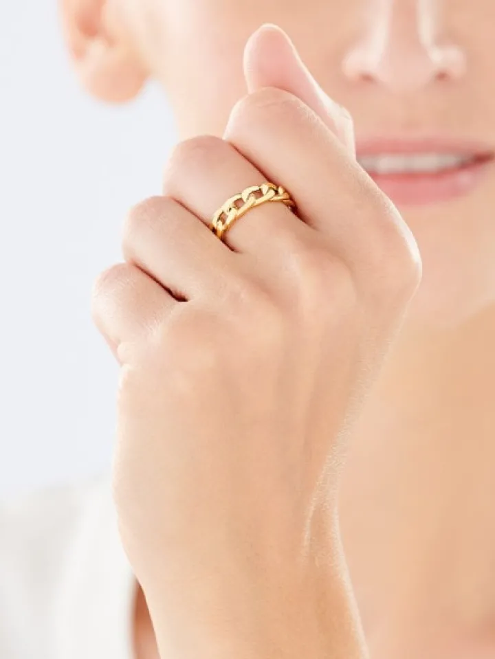 Złoty pierścionek - pancerka