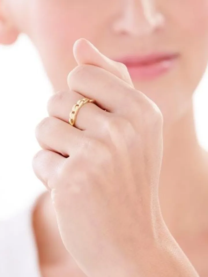 Złoty pierścionek - pancerka