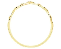 Złoty pierścionek - serca