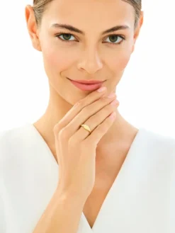 Złoty pierścionek - sygnet