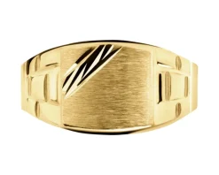 Złoty pierścionek - sygnet