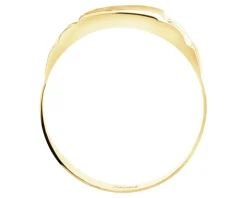 Złoty pierścionek - sygnet