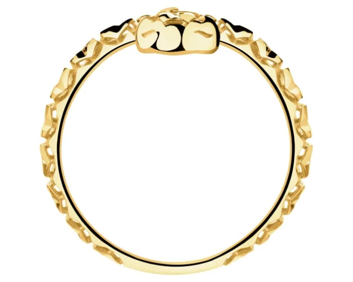 Złoty pierścionek - wąż