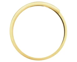 Złoty pierścionek z cyrkoniami